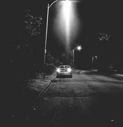 Road at night