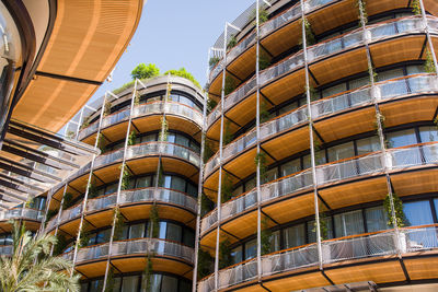 Low angle view of modern building