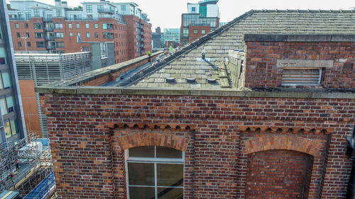 Low angle view of old building