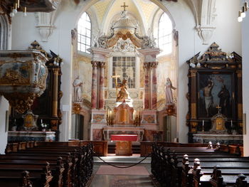 Interior of church