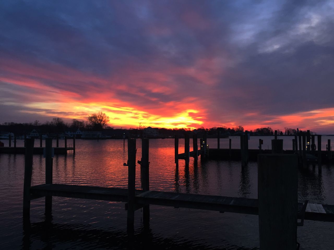 Empty marina