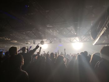 Crowd at music concert