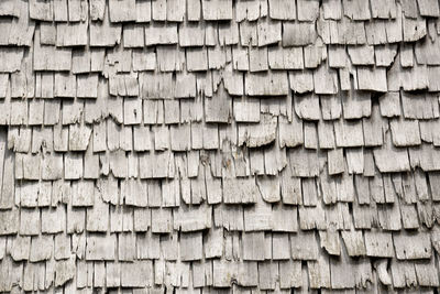 Full frame shot of stone wall