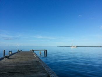 Pier on sea