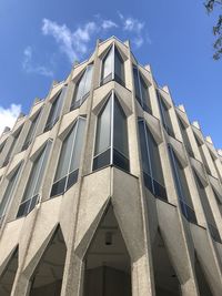 Low angle view of building against sky