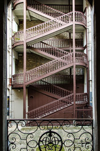 Close-up of metal structure