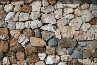 Full frame shot of stone wall