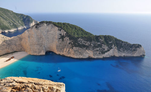 Panoramic view of sea against sky