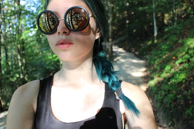 Portrait of mid adult man in sunglasses