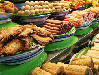 Close-up of meat for sale