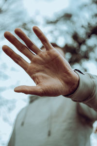 Faceless man