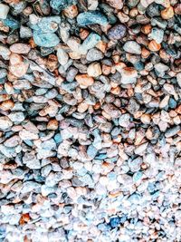 Full frame shot of pebbles
