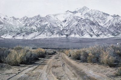 Road passing through landscape