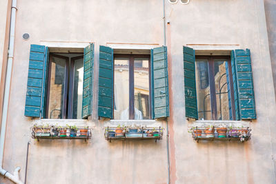 Low angle view of old building