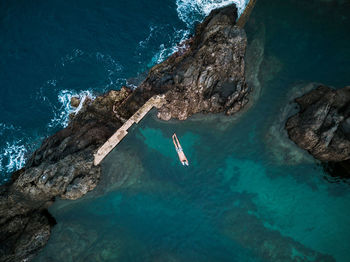 Aerial view of sea