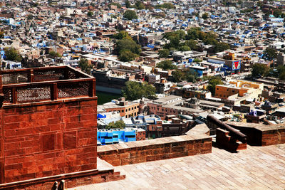 Cityscape seen through mehrangarh fort