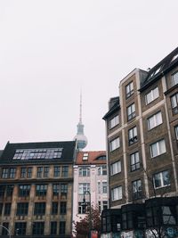 Low angle view of buildings against sky