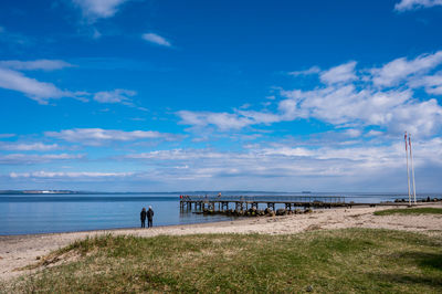 View at ballehage jetty, aarhus, denmark