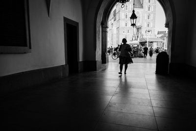 Corridor of building