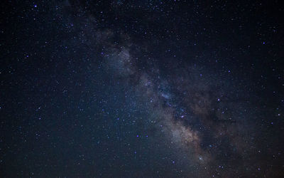 Low angle view of stars in sky