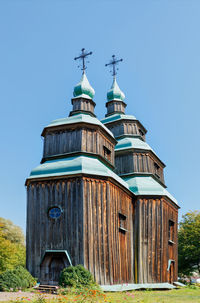 An old church of the 18th century on the territory of ukraine. 