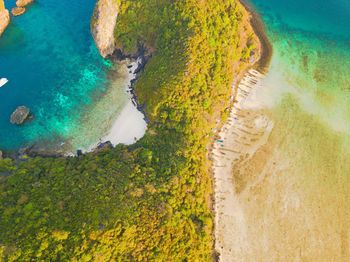 Aerial view of sea