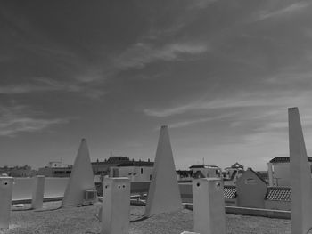 View of built structure against sky