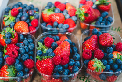 Close-up of strawberries