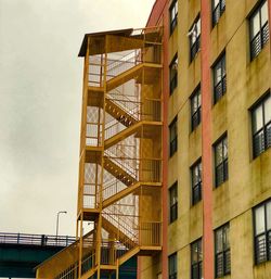 Low angle view of yellow sky