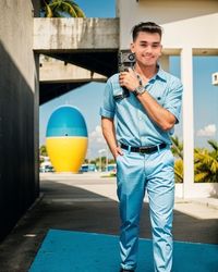 blue