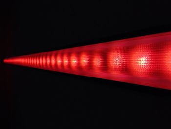 Close-up of illuminated red light