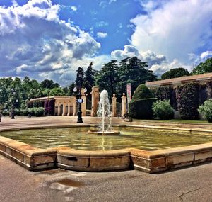 Fountain in park