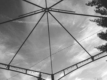 Low angle view of cloudy sky