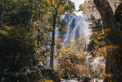 Khlong lan waterfall, a recreational place of nakhon sawan