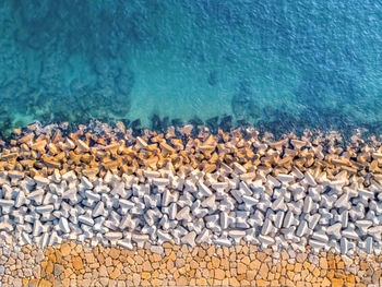 Pebbles on beach