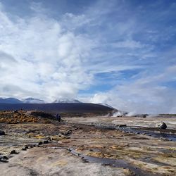 Scenic view of landscape against sky