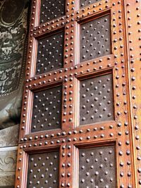 Full frame shot of firewood