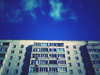 Low angle view of buildings against sky