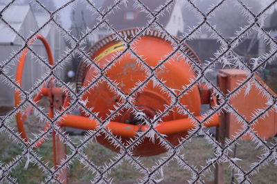 Full frame shot of chainlink fence