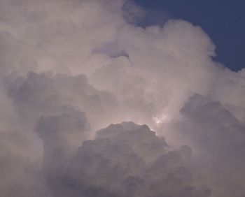 Low angle view of clouds in sky