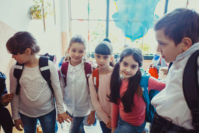 Group of people standing outdoors