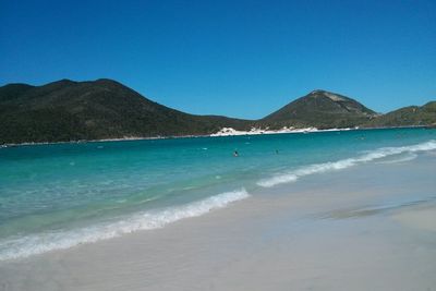 Scenic view of beach