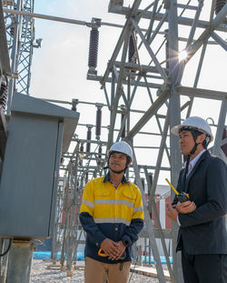 Man working on construction site