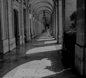 Corridor of building