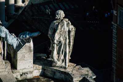 Statue of historic building