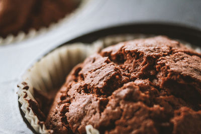 Close-up of chocolate cake