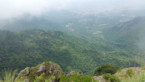 Aerial view of landscape