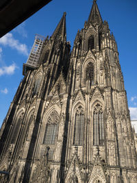 Low angle view of church against sky