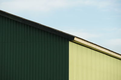 Low angle view of building against sky