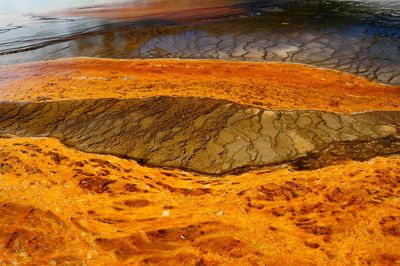 Scenic view of volcanic landscape